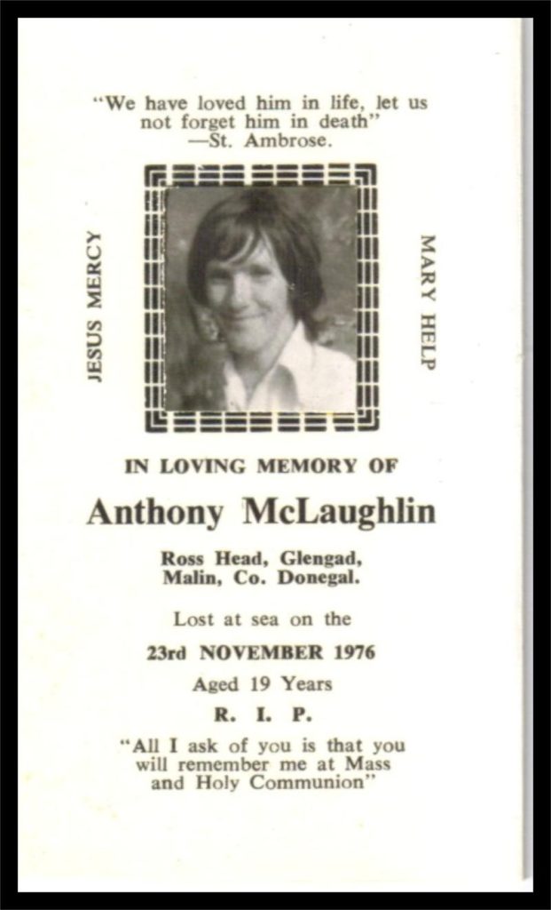In Memory of Anthony McLaughlin