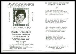 In Memory of Doalty O'Donnell